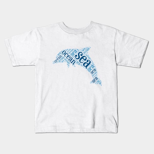 My Dolphin Kids T-Shirt by halazidan